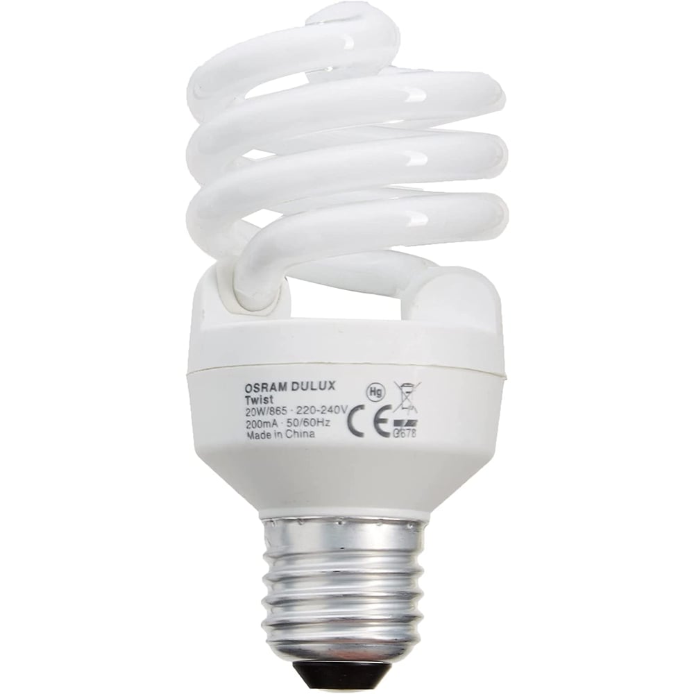 Osram Dulux Mini Twist E27 Fluorescent Bulb 20w 1300lm 865