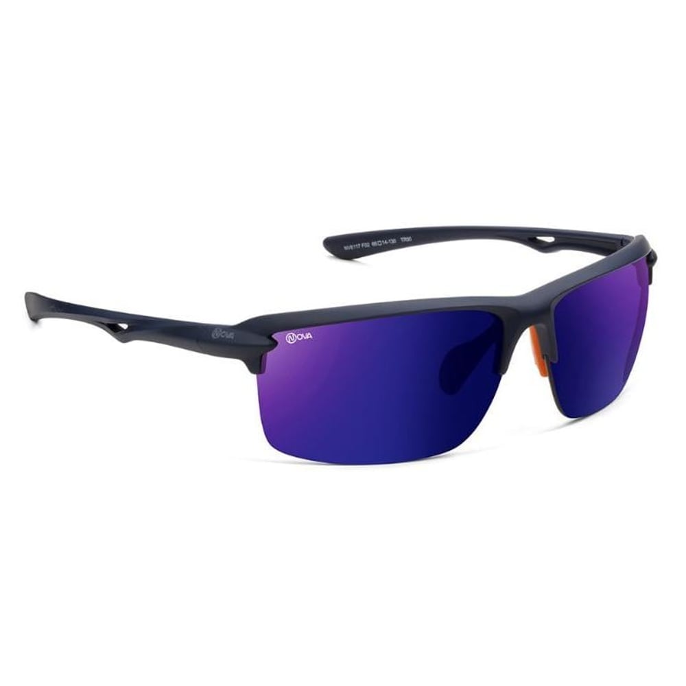 NOVA Rudi Blue Mirror Sunglasses For Men NV6117F02(B8)