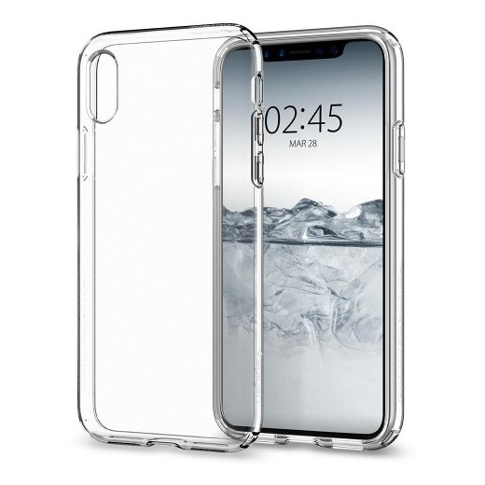 Spigen Liquid Crystal Clear Case For Apple iPhone X 057CS22118