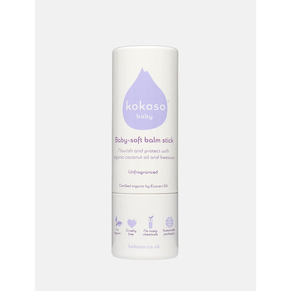 Kokoso Baby Soft Balm Stick, Fragrance Free