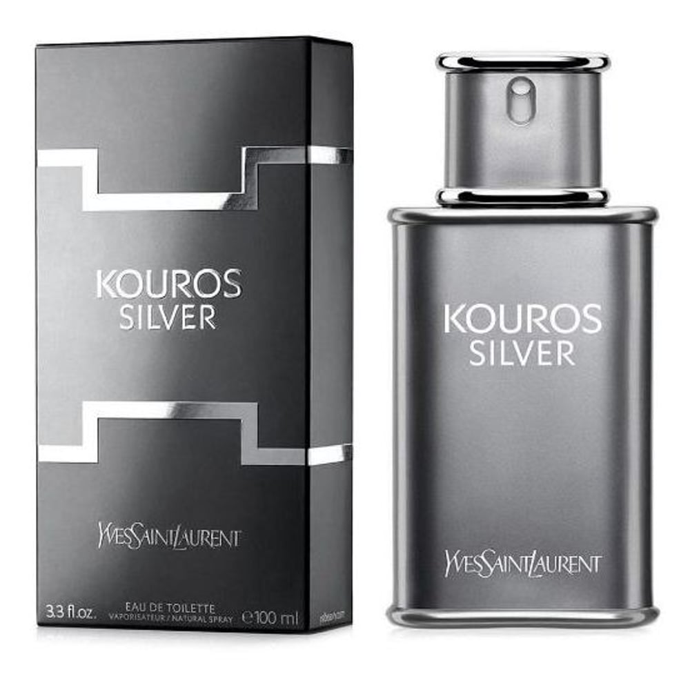Yves Saint Laurent Kouros Silver Perfume For Men 100ml Eau de Toilette