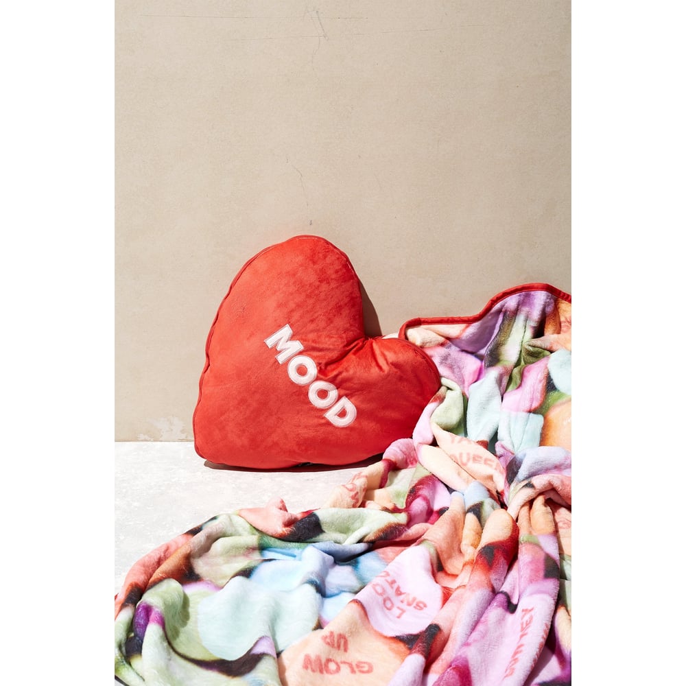 TYPO Convertible Cushy Throw-Mood Candy Heart TYPO Convertible Cushy Throw-Mood Candy Heart