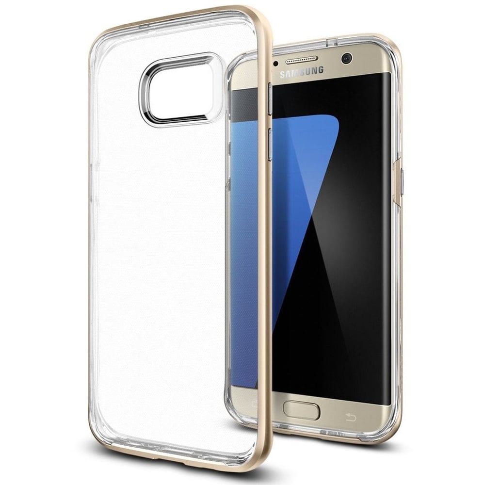 Spigen 556CS20048 Neo Hybrid Crystal Case Gold For Galaxy S7 Edge