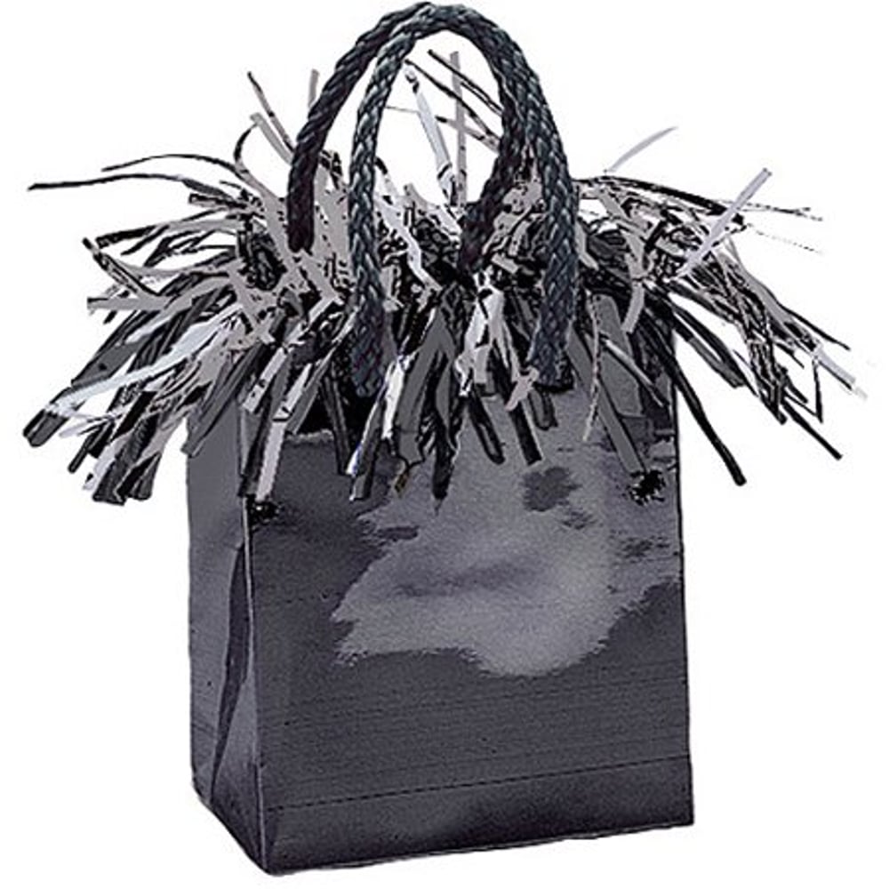 Unique- Mini Gift Bag Black Balloon Weight Unique- Mini Gift Bag Black Balloon Weight