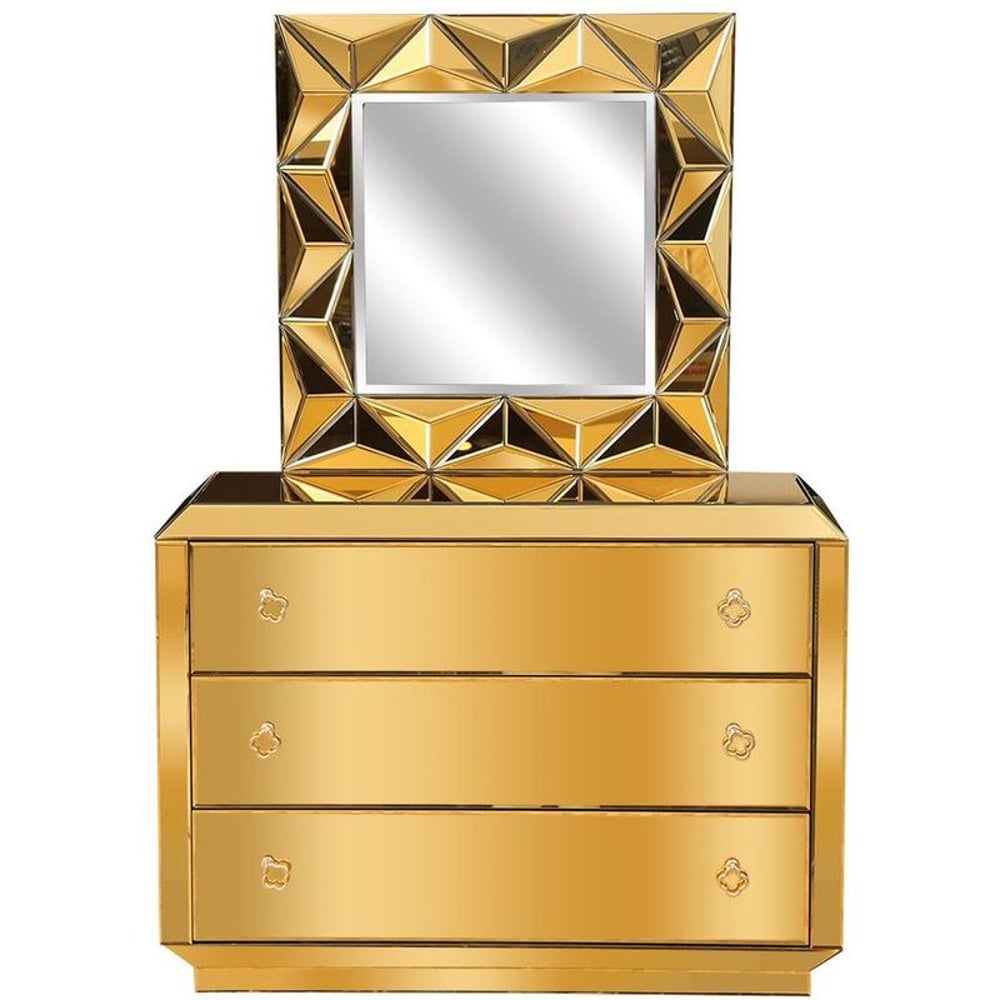 Pan Emirates Hendricks Dressing Table With Mirror 109*43*170cm Pan Emirates Hendricks Dressing Table With Mirror 109*43*170cm