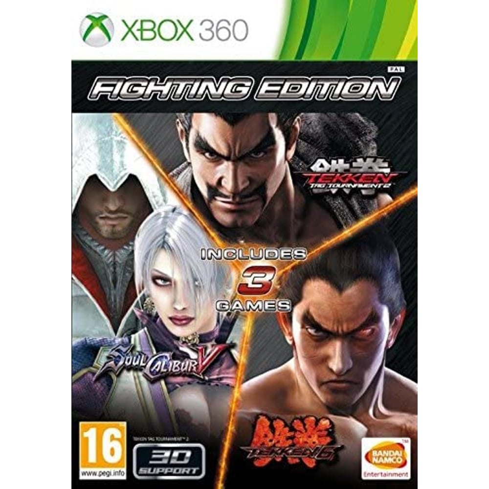 Xbox 360 Fighting Edition: Tekken 6/tekken Tag Tournament 2 And Soul Calibur V Xbox 360 Fighting Edition: Tekken 6/tekken Tag Tournament 2 And Soul Calibur V