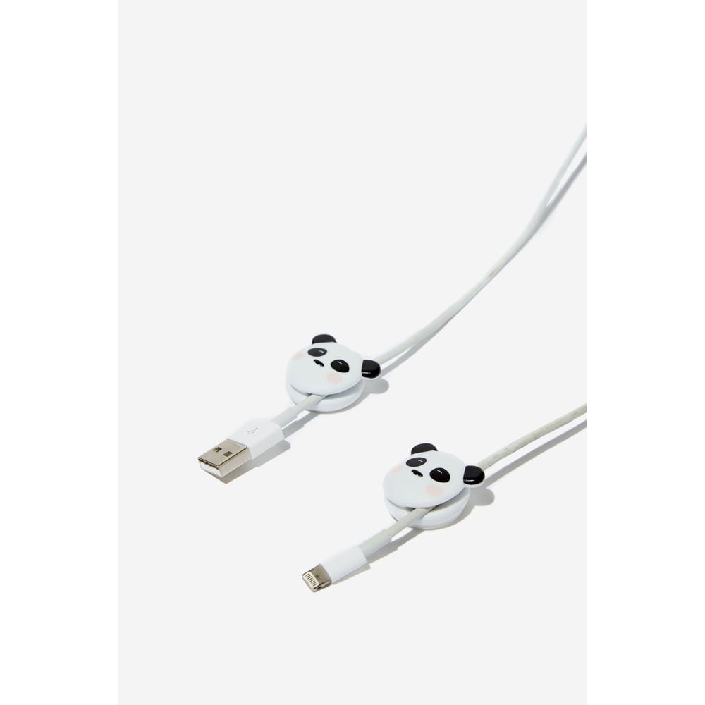 TYPO Novelty Cable Pinch 2 Pack Panda