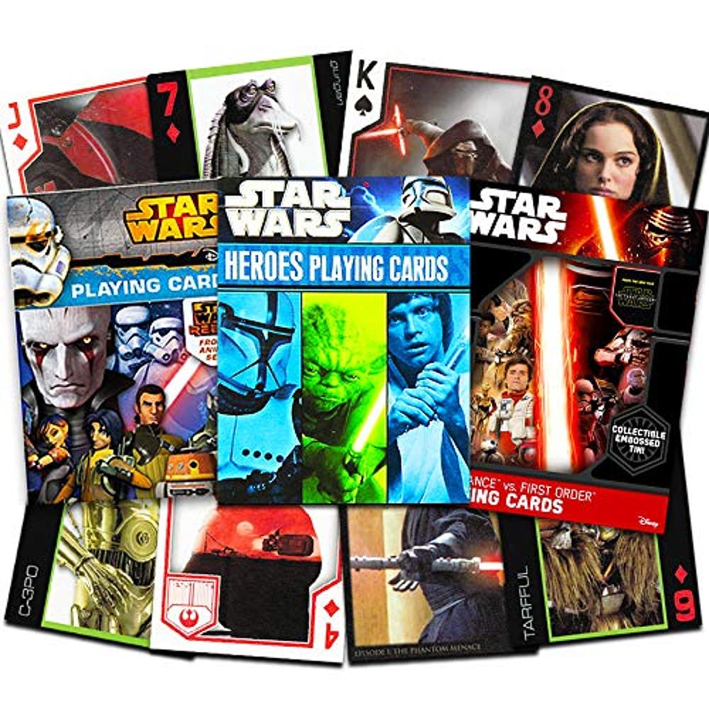 Cartamundi Star Wars Playing Cards Set Of 3 Decks
