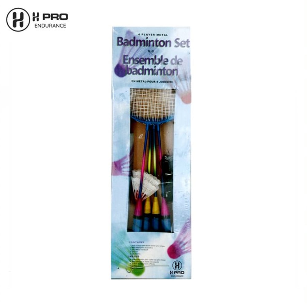 H Pro Badminton Beach Game Set With Net H Pro Badminton Beach Game Set With Net