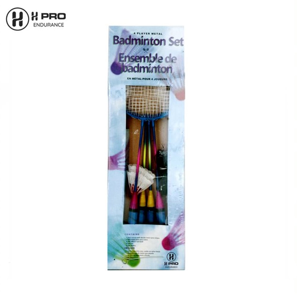 H Pro Badminton Beach Game Set With Net