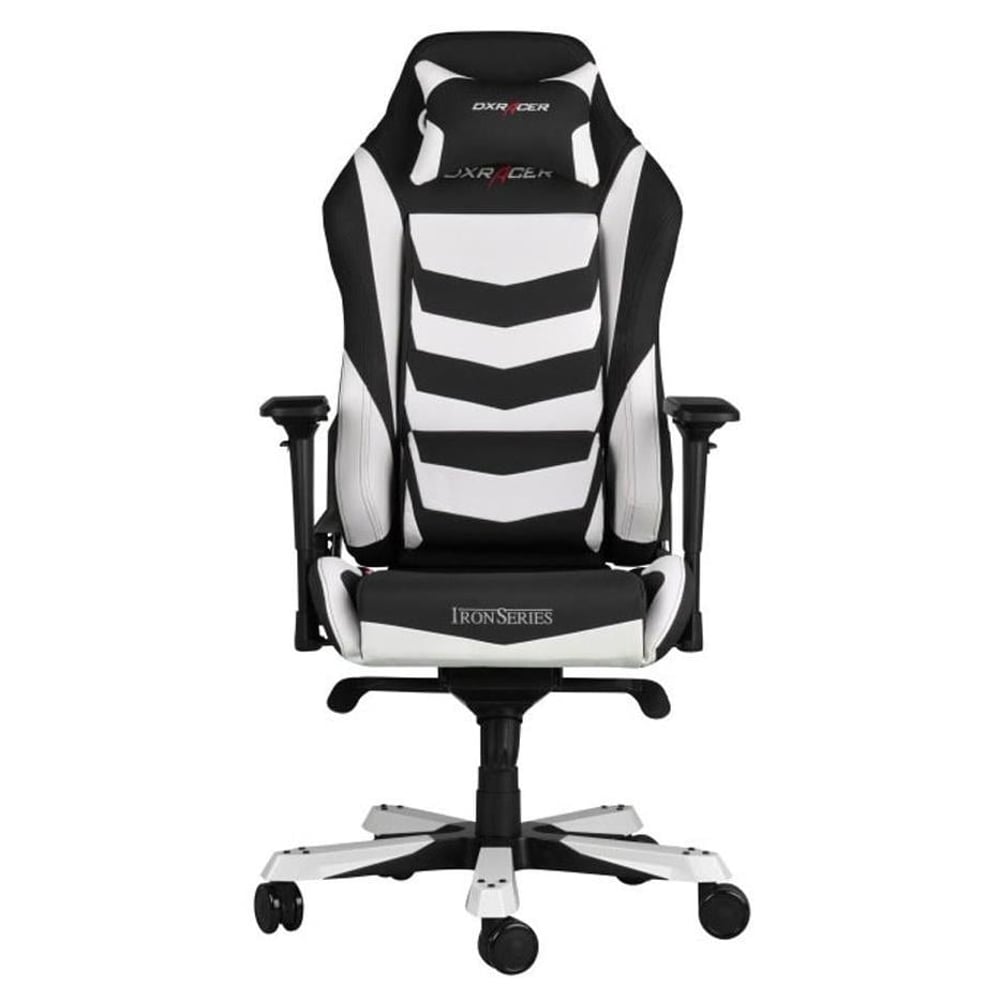 Dxracer GC-I166-NW-S2 Iron Series Gaming Chair - Black/White