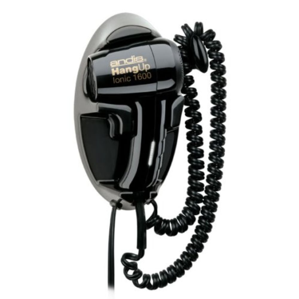 Andis 30765 600-Watt Quiet Ionic Hang Up Wall Mounted Hair Dryer With Night Light, Black Andis 30765 600-Watt Quiet Ionic Hang Up Wall Mounted Hair Dryer With Night Light, Black