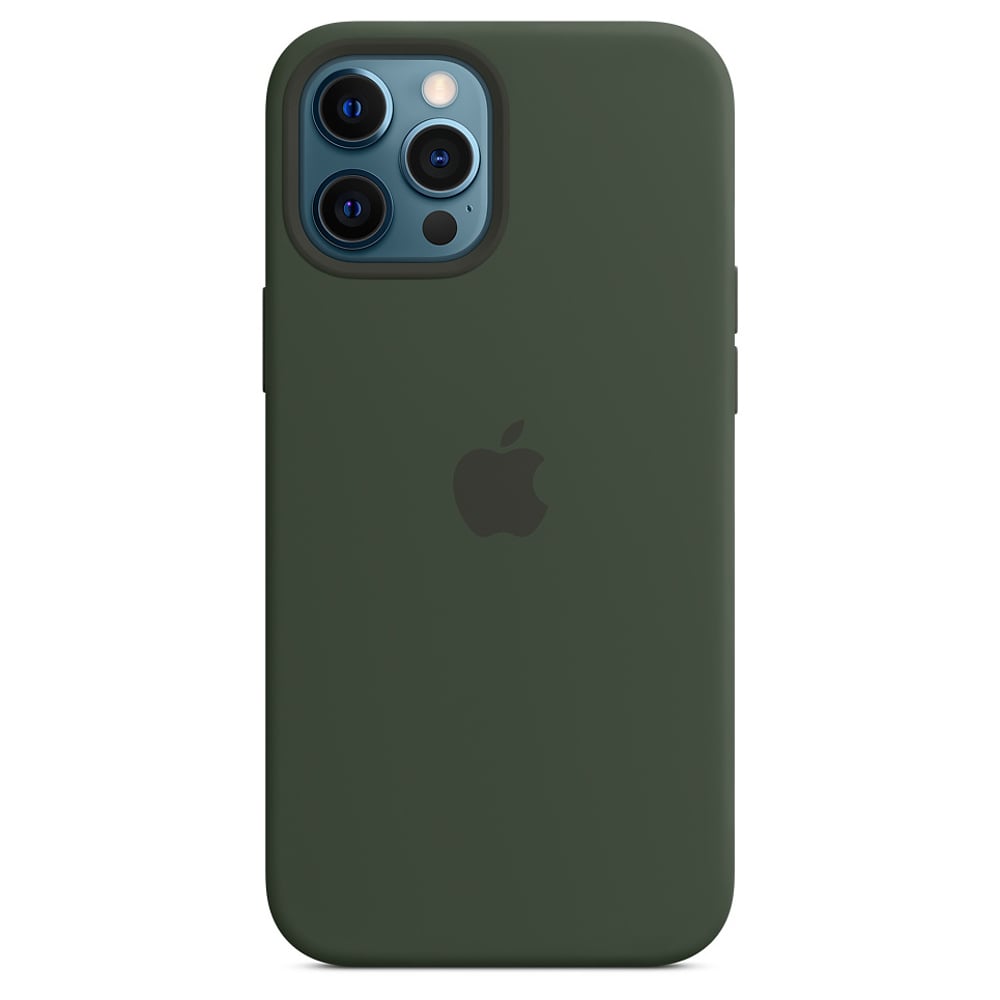 Apple iPhone 12 Pro Max Silicone Case with MagSafe - Cyprus Green Apple iPhone 12 Pro Max Silicone Case with MagSafe - Cyprus Green