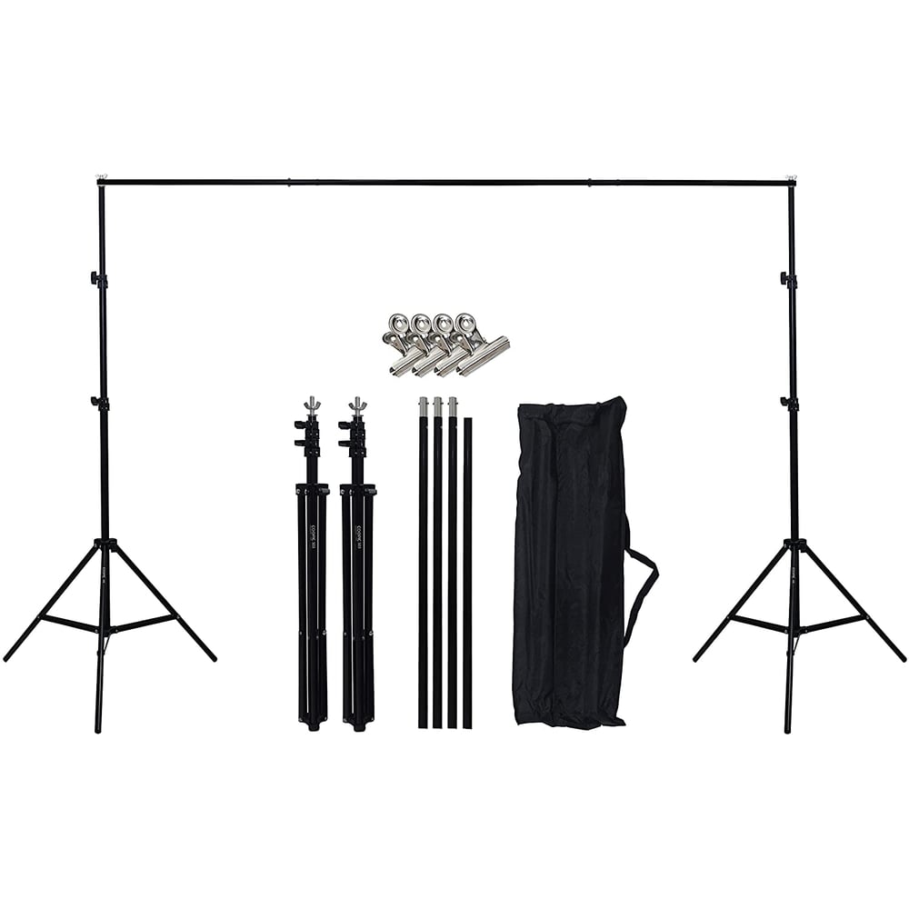 Coopic S03 2 X 3 Meters Adjustable Backdrop Support System Photography Studio Video Stand Coopic S03 2 X 3 Meters Adjustable Backdrop Support System Photography Studio Video Stand