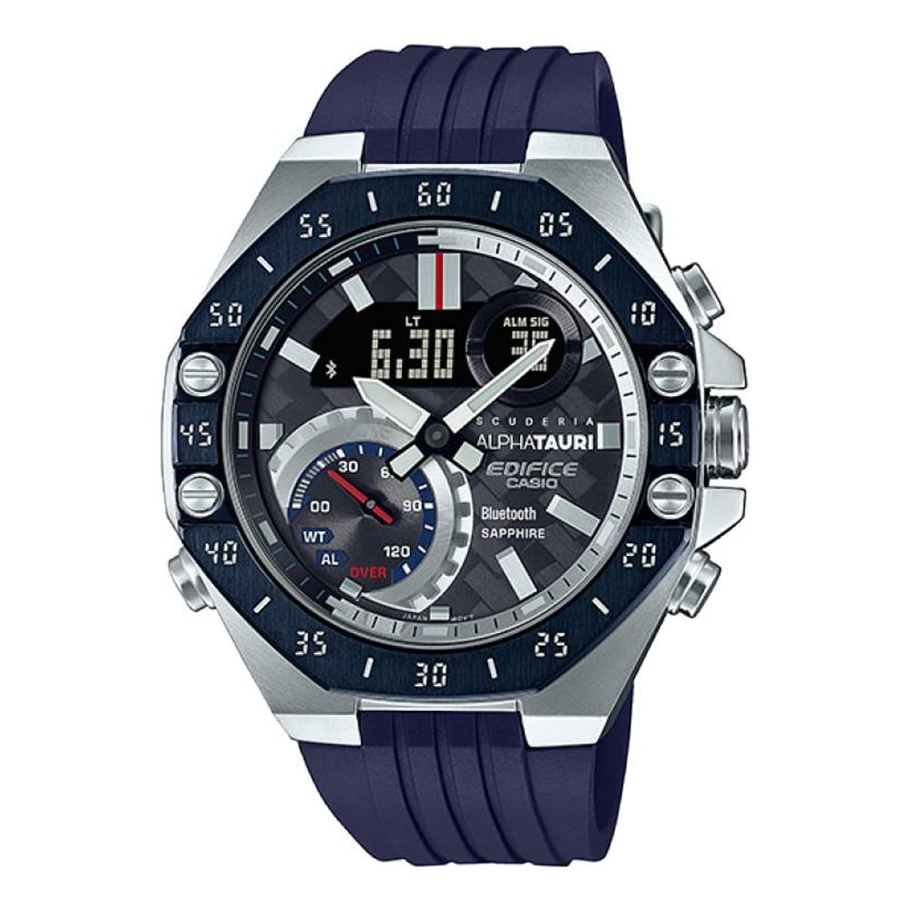Casio Edifice Ecb-10at-1adr Alphatauri Limited Edition Rubber Strap Watch