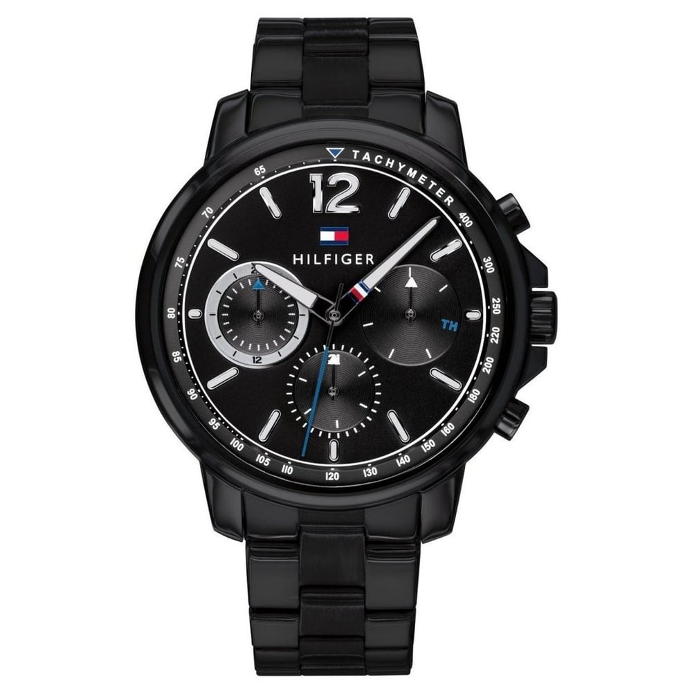 Tommy Hilfiger Landon Black Metal Watch For Men 1791529