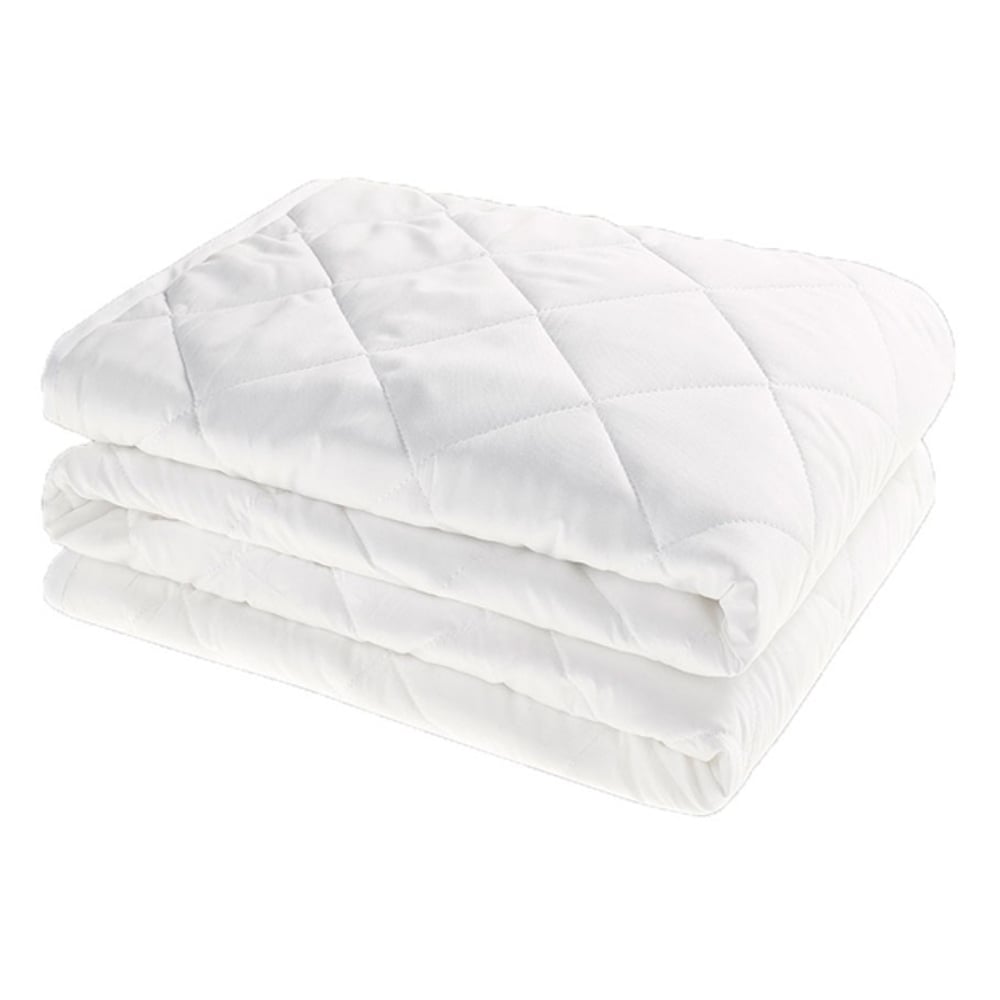Mattress Protector Quilted Single 90x190cm White Mattress Protector Quilted Single 90x190cm White