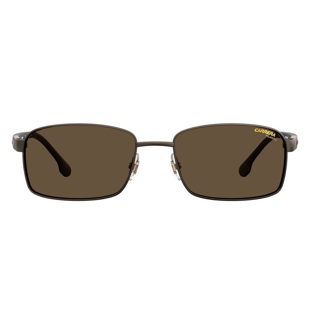Carrera Rectanguler Brown Sunglasses For Men 8037/S VZHSP-58 Carrera Rectanguler Brown Sunglasses For Men 8037/S VZHSP-58