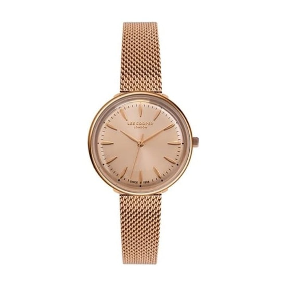 Lee Cooper Women's Analog Rose Gold Dial Watch - LC07087.410 Lee Cooper Women's Analog Rose Gold Dial Watch - LC07087.410