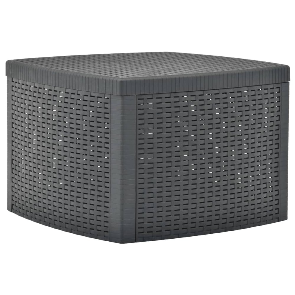 vidaXL Side Table Anthracite 54x54x36.5 cm Plastic vidaXL Side Table Anthracite 54x54x36.5 cm Plastic