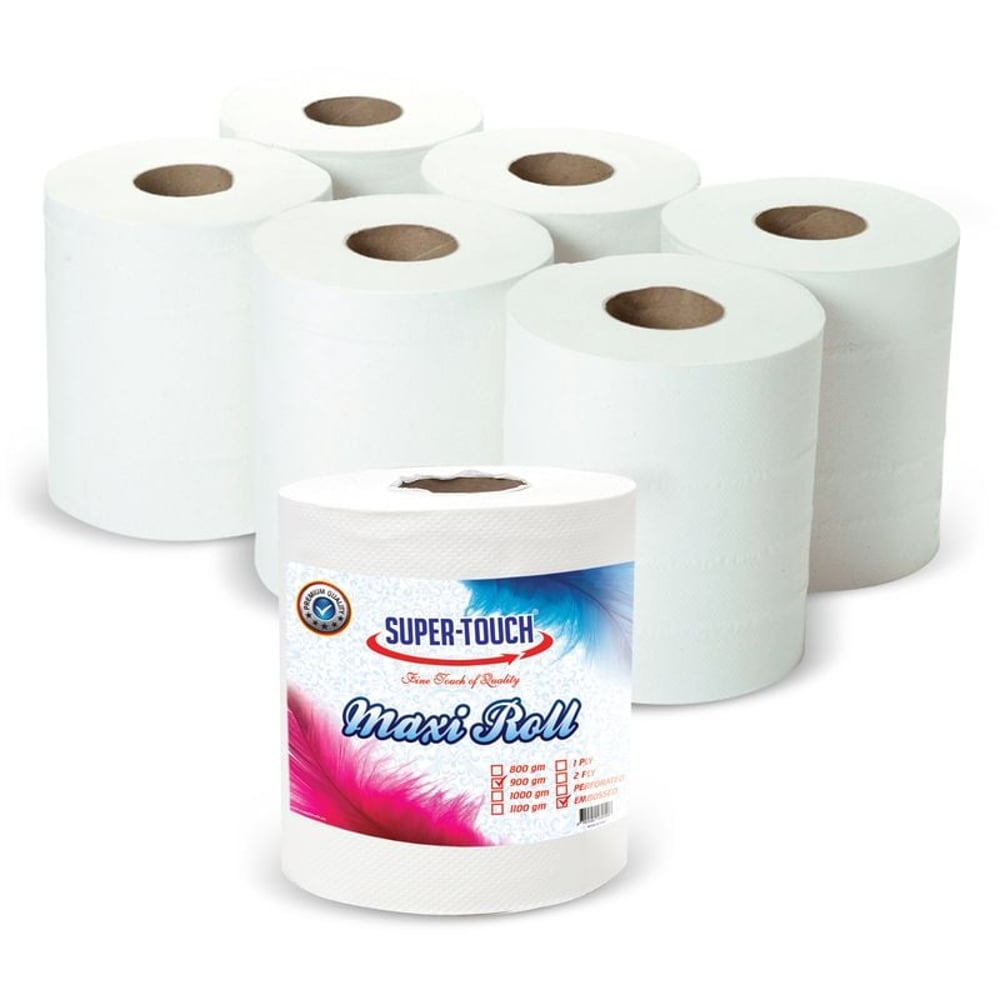 Super Touch Auto Cut Roll 900g 2 Ply Embozed Super Touch Auto Cut Roll 900g 2 Ply Embozed