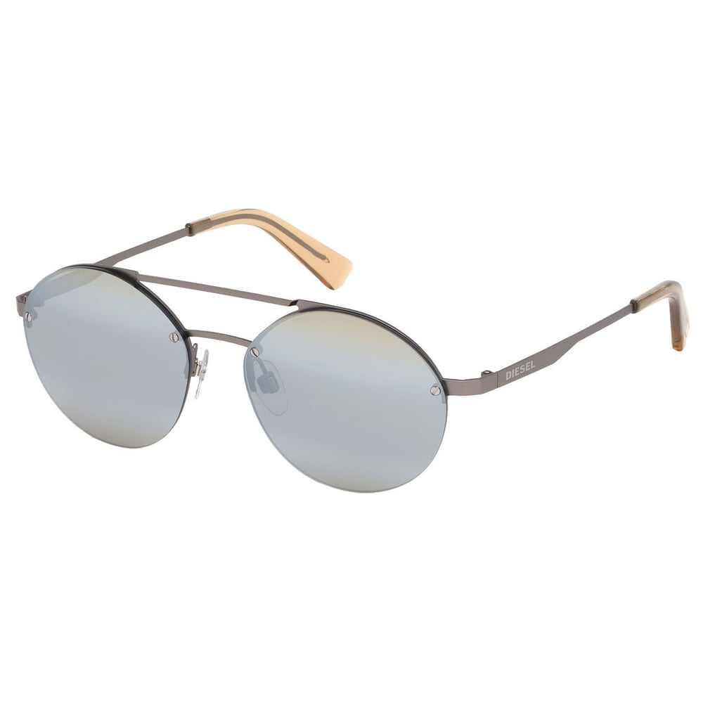 Diesel Rimmed Grey Metal Unisex Sunglasses DL027509C53