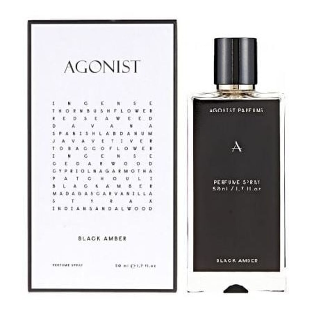 Agonist Black Amber Perfume For Unisex 50ml Eau de Parfum