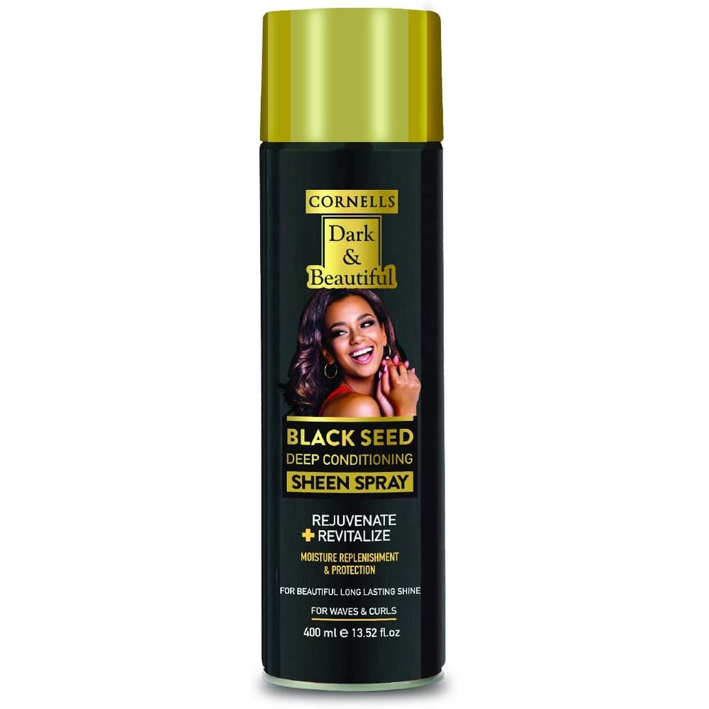 Cornells Dark & Beauty Sheen Spray Black Seed 400ml Spray For Protection Cornells Dark & Beauty Sheen Spray Black Seed 400ml Spray For Protection
