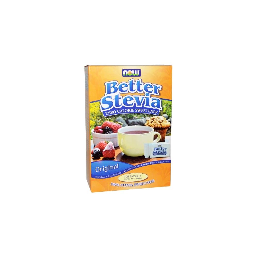 Now Better Stevia Sweetener Packets 100's Now Better Stevia Sweetener Packets 100's