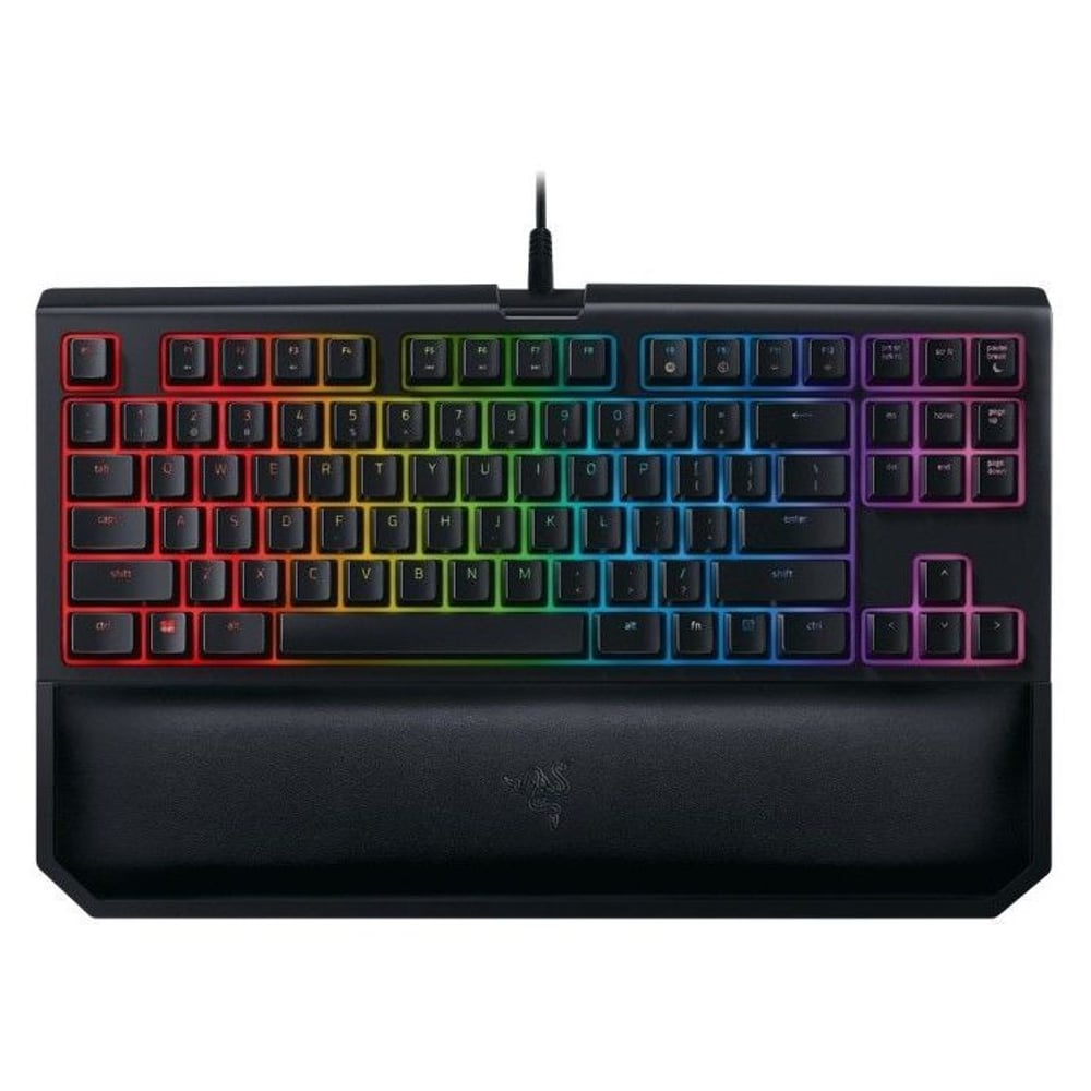Razer Black Widow Tournament Edition Chroma V2 Gaming Keyboard With Yellow Keys