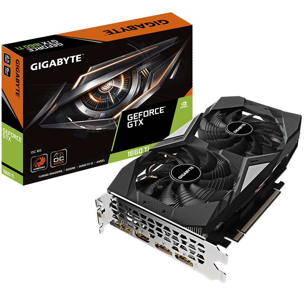 Gigabyte Vga Gtx 1660ti 6gb Ddr6 Ti Oc 6g Gv-n166toc-6gd