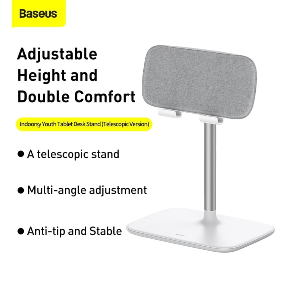Baseus Tablet Stand Holder Angle Height Adjustable Tablet & Phone Stand for Bed / Desk