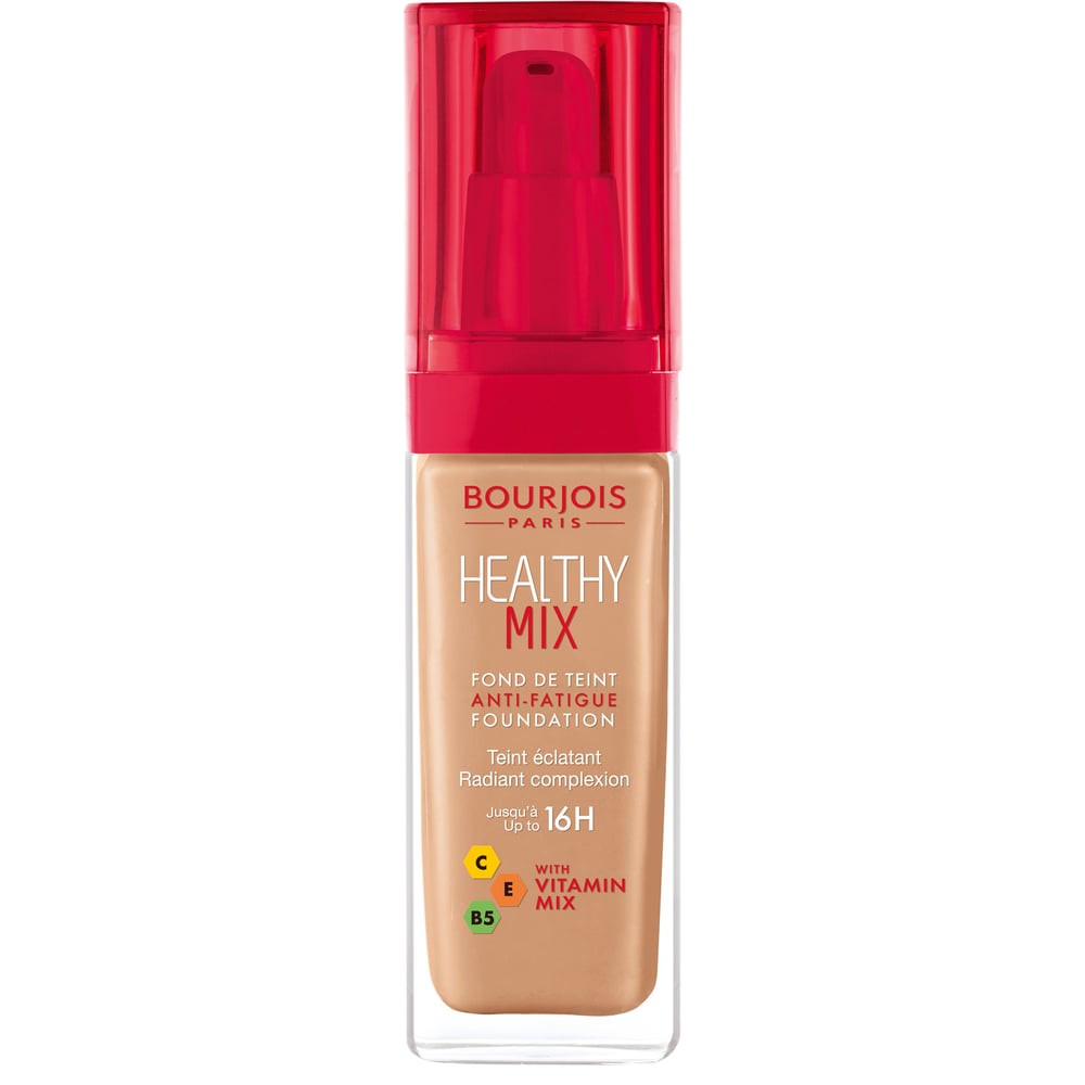 Bourjois, Healthy Mix Anti-Fatigue. Foundation. 55 Dark beige Bourjois, Healthy Mix Anti-Fatigue. Foundation. 55 Dark beige