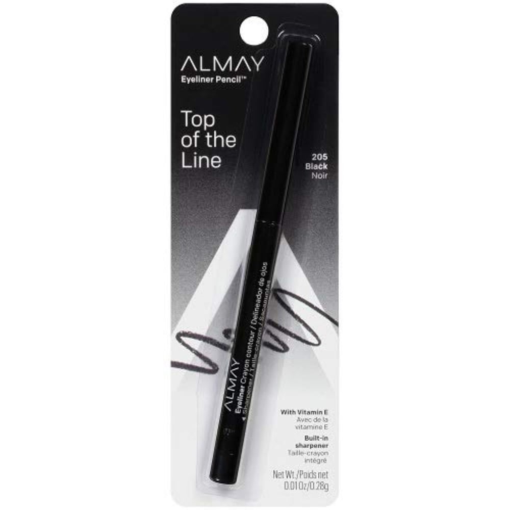 Almay Eyeliner Pencil, Black [205], 0.0 Oz - Pack Of 2