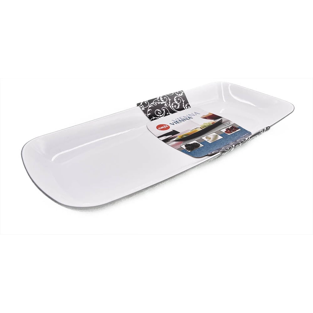 Emsa Vienna Serving Tray - White 38X17 cm Emsa Vienna Serving Tray - White 38X17 cm