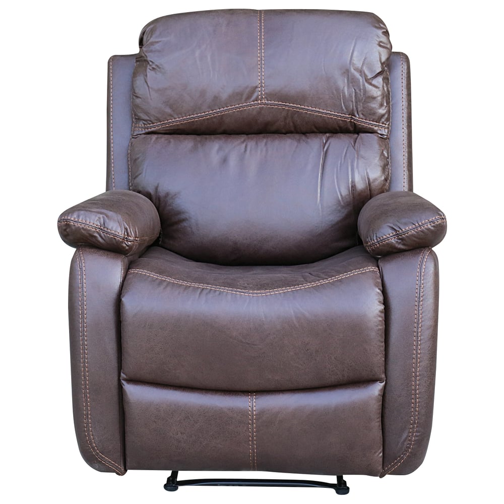 Julio Recliner Leather Chair Dark Brown Julio Recliner Leather Chair Dark Brown