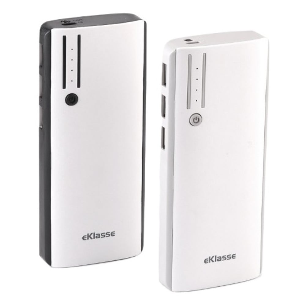 Eklasse Power Bank 10000mAh White/Black + Power Bank 10000mAh White/Grey Eklasse Power Bank 10000mAh White/Black + Power Bank 10000mAh White/Grey