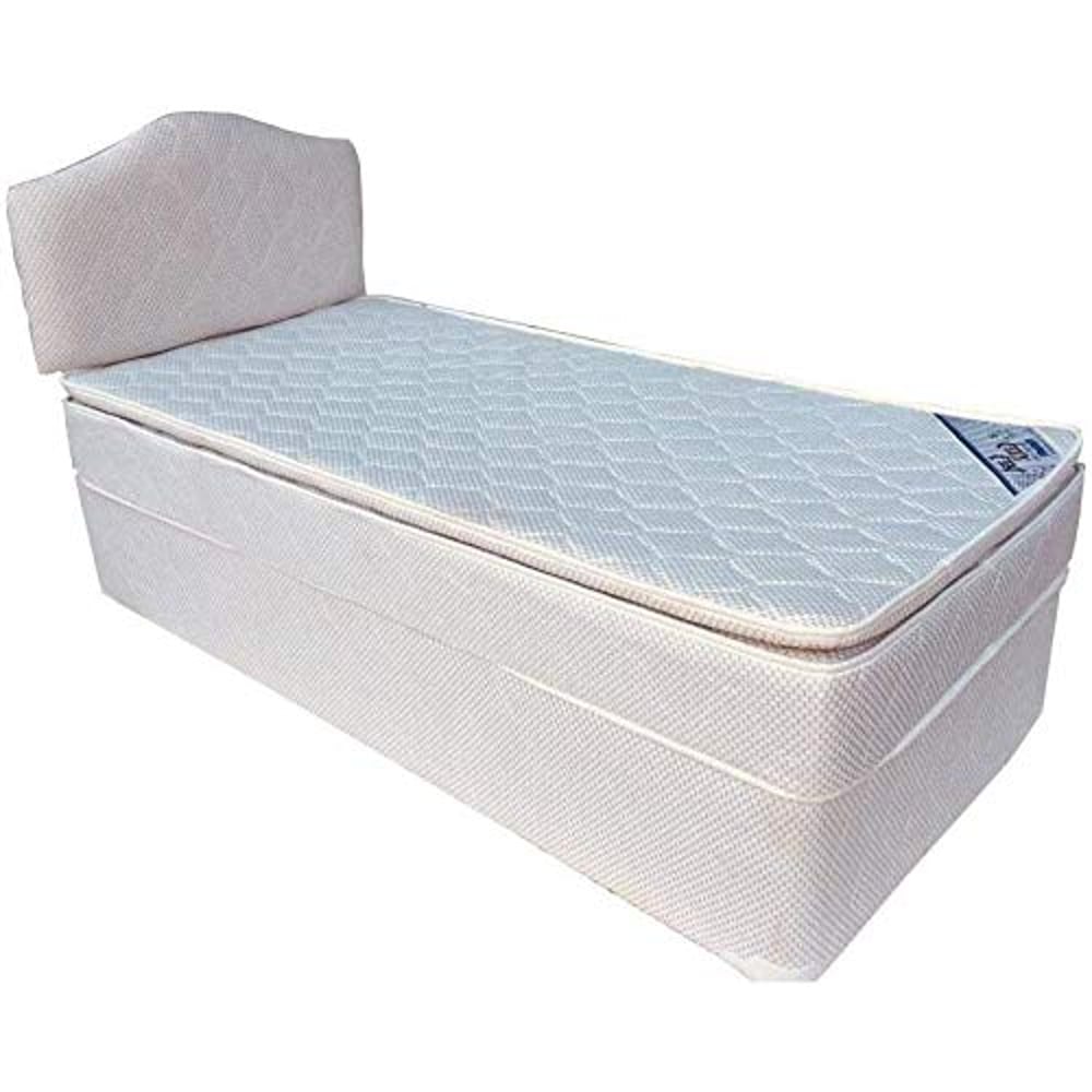 Deep Sleep Devan Bed With Headboard With Spring Pillow Top Mattress 180x200 Cm