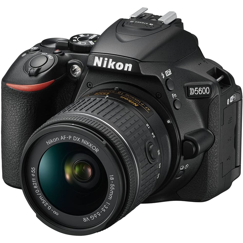 Nikon D5600 Digital SLR Camera And 18-55 Mm VR DX AF-P Lens - Black