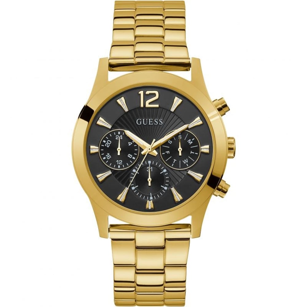 Guess Skylar Gold Stainless Steel Multi-function Watch For Women - W1295L2 Guess Skylar Gold Stainless Steel Multi-function Watch For Women - W1295L2