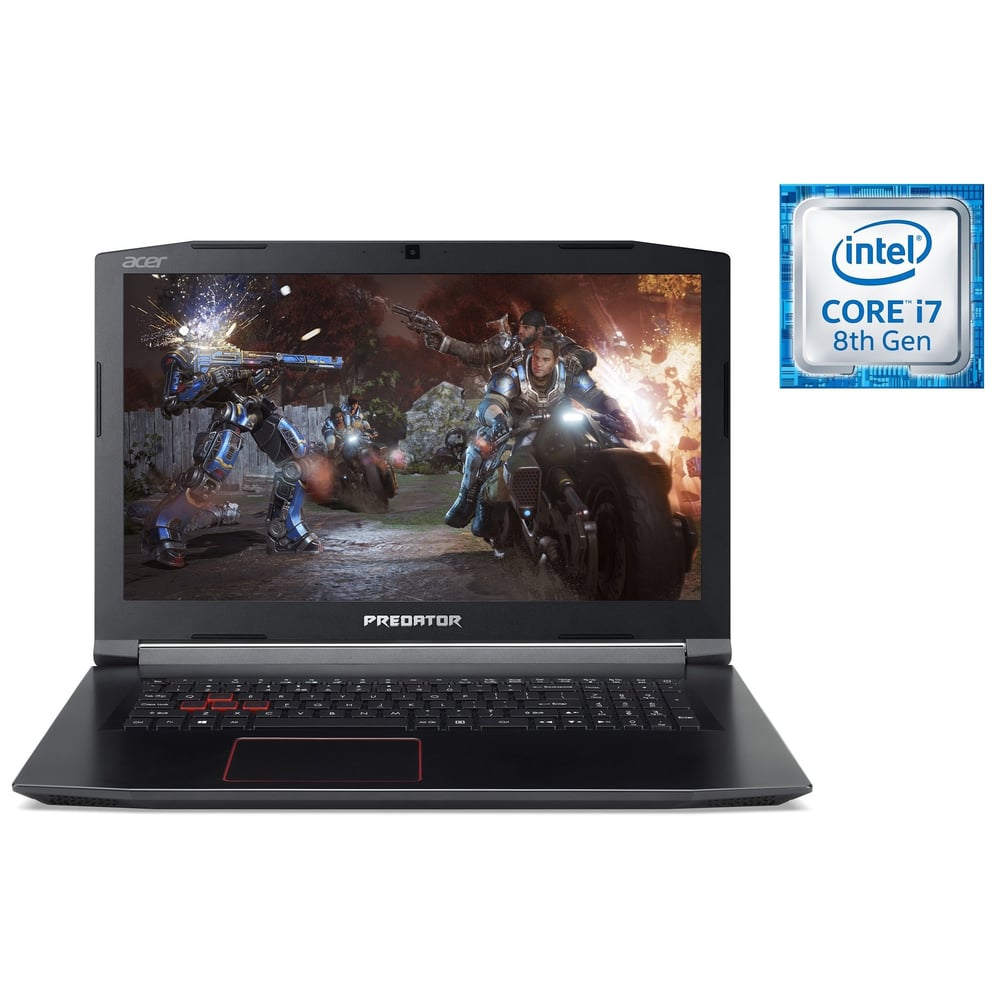 Acer Predator Helios 300 PH317-52-71FN Gaming Laptop - Core i7 2.2GHz 32GB 2TB+256GB 6GB Win10 17.3inch FHD Black