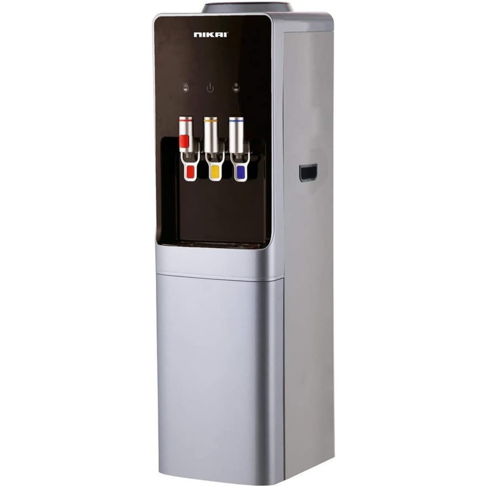 Nikai Top Loading Water Dispenser, Hot, Cold And Normal Temperature Dispensing With Cup Holder For 5 Gallon Bottle, 16 Ltr Cabinet, Nwd1808cs (grey And Black) Nikai Top Loading Water Dispenser, Hot, Cold And Normal Temperature Dispensing With Cup Holder For 5 Gallon Bottle, 16 Ltr Cabinet, Nwd1808cs (grey And Black)