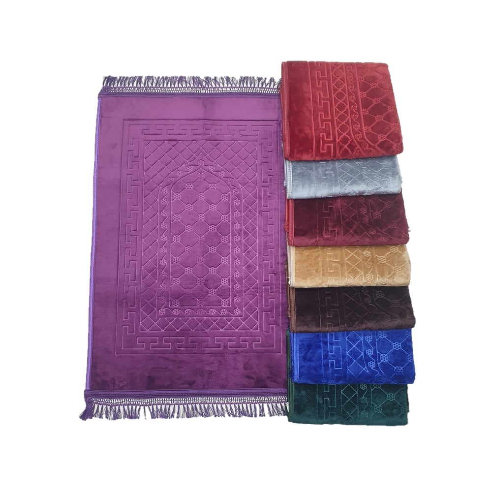Permata Doa Prayer Mat Plain Jacquard (pack Of 6) Multi Colors Un00301 (80 X 120cm) Permata Doa Prayer Mat Plain Jacquard (pack Of 6) Multi Colors Un00301 (80 X 120cm)