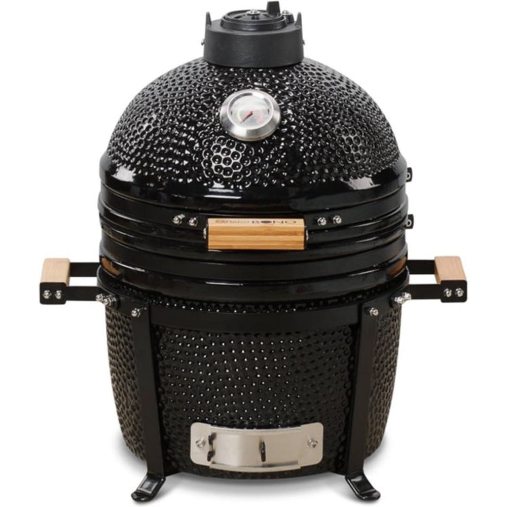 Kamado Bono Black Minimo 40cm Ceramic Bbq Smoker