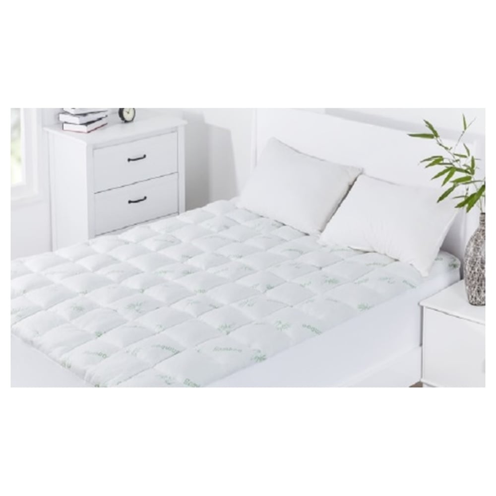 SuperKing Bamboo Mattress Topper 200x200cm