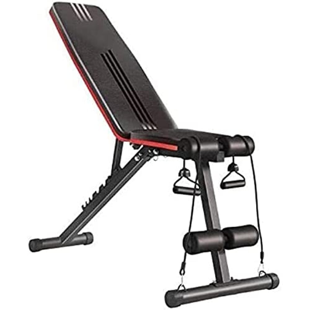 ULTIMAX Adjustable Weight Benches for Home Gym Workout Equipment, Multi-function Foldable Sit Up Bench Supine Slim Body Equipment Machine, Strength Training Equipment ULTIMAX Adjustable Weight Benches for Home Gym Workout Equipment, Multi-function Foldable Sit Up Bench Supine Slim Body Equipment Machine, Strength Training Equipment