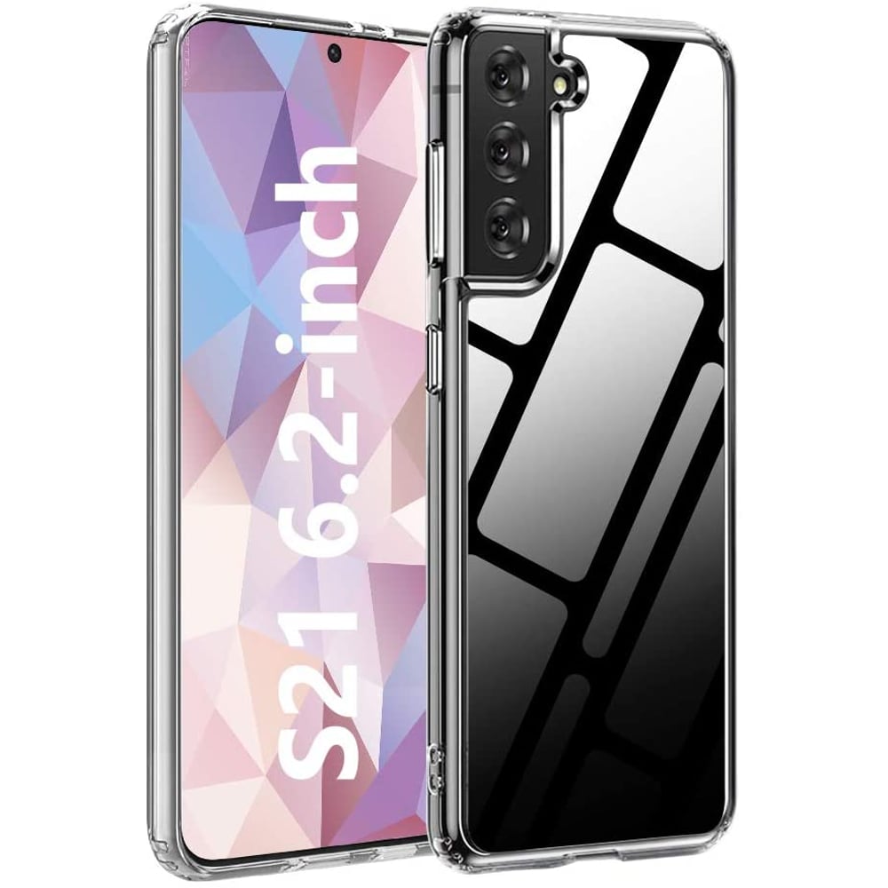 Amerteer Protective Case Cover For Samsung Galaxy S21 6.2inch Clear Amerteer Protective Case Cover For Samsung Galaxy S21 6.2inch Clear