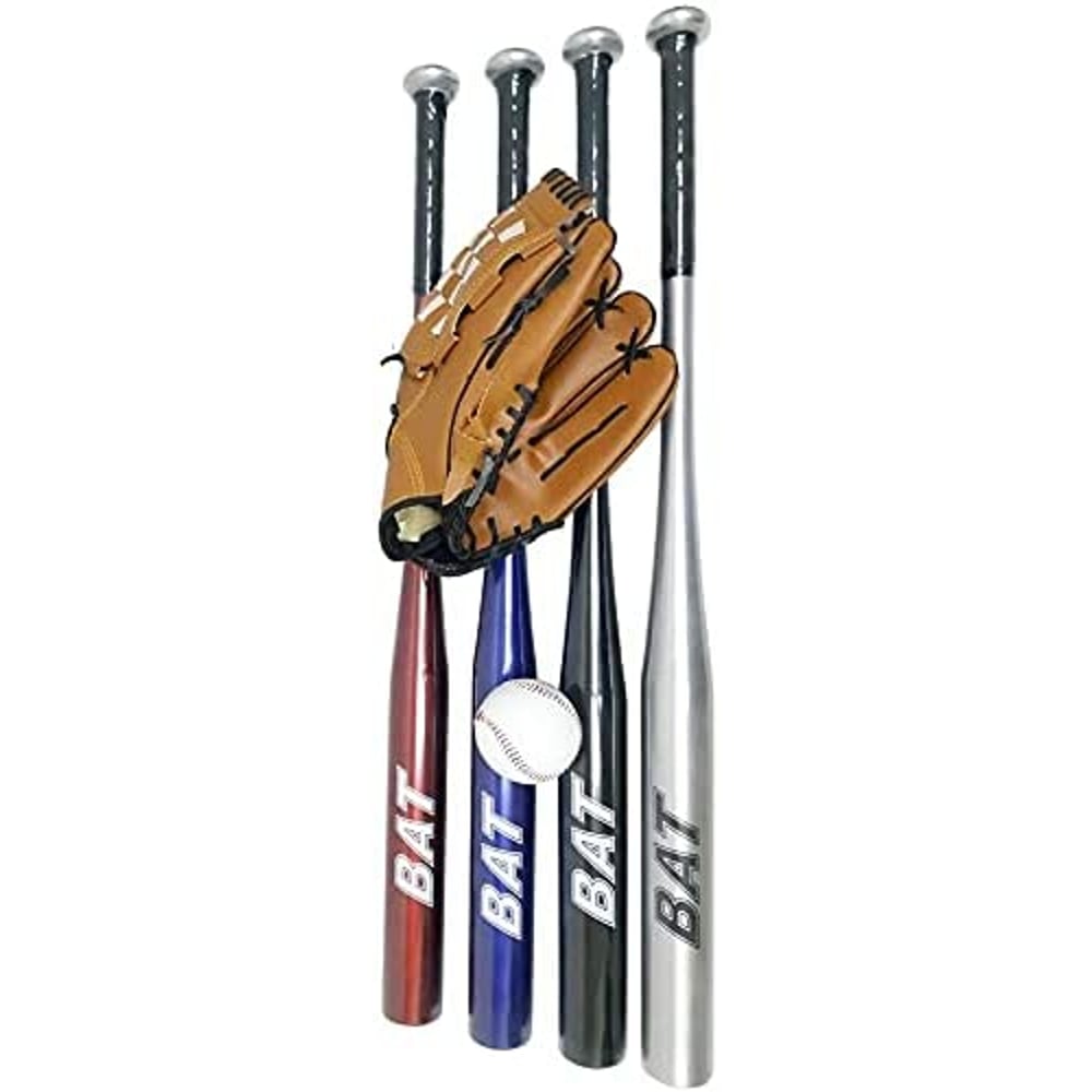 ULTIMAX Baseball bat with Lightweight Aluminum Alloy Baseball Bat and Glove, Teens Baseballs Set with Ball Carry Bag Safe & Durable Ideal Gift Choice for all Player Baseball Gloves 25in - Black