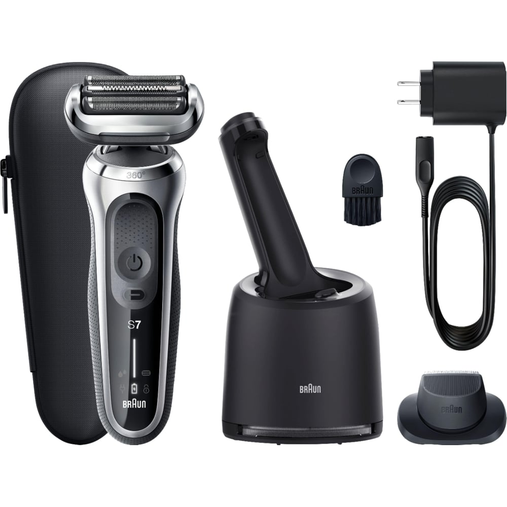 Braun Series 7 Wet/Dry Electric Shaver Silver (7071cc)