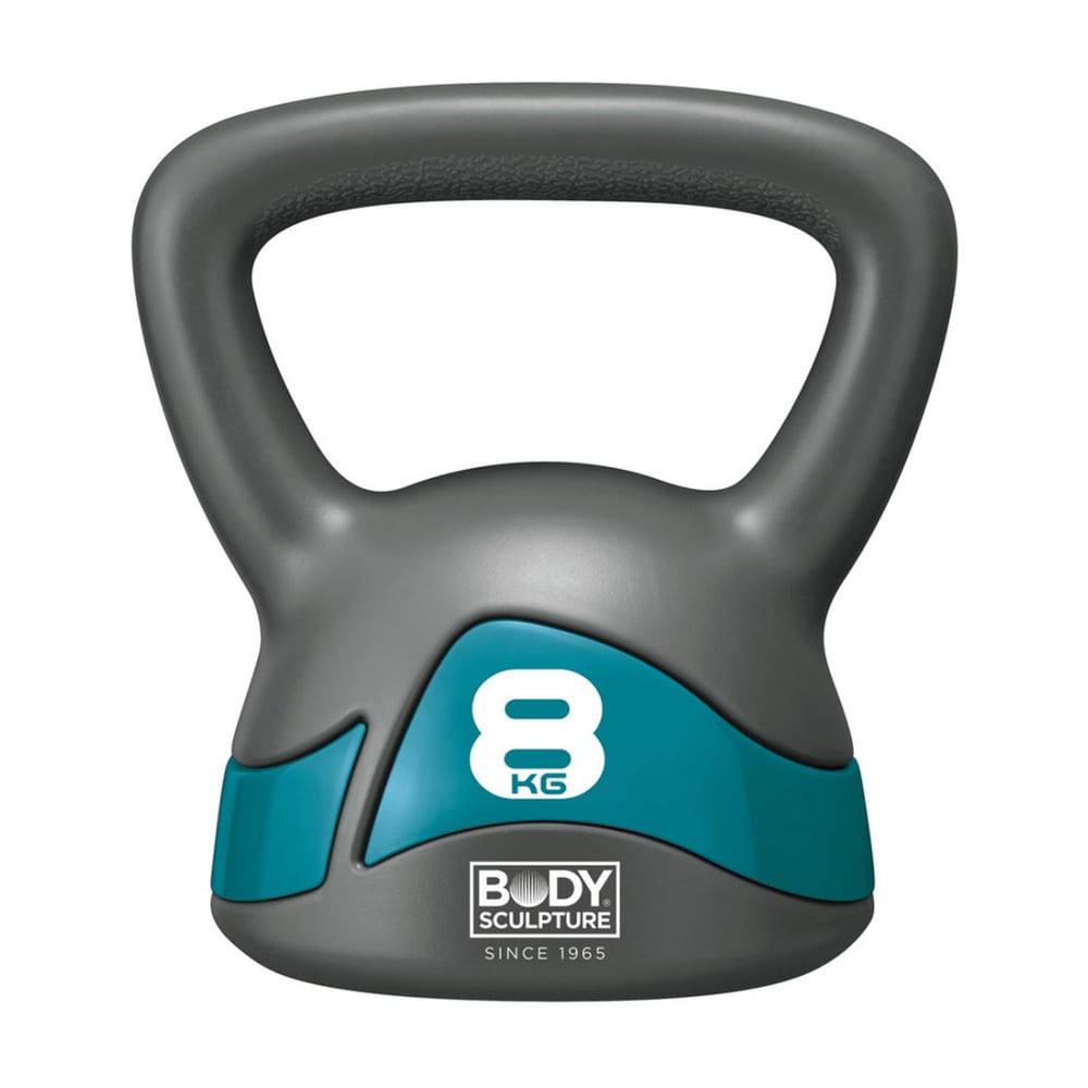 Body Sculpture Soft Iron Kettlebell Grey 8kg Body Sculpture Soft Iron Kettlebell Grey 8kg